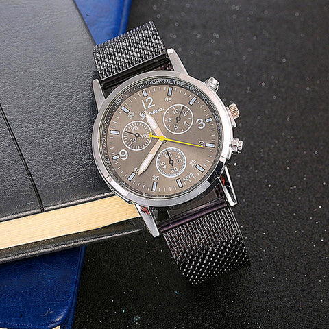 2019 fashion luxury watch women Geneva women's watch luxury PVC fashion mesh strap watch womens watches