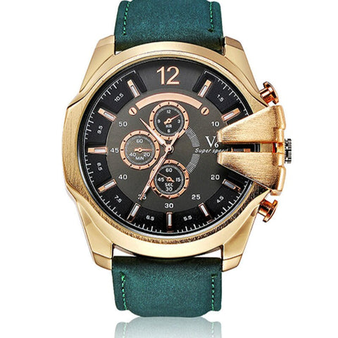 Top Brand Sport Watches Military Leather Wrist Watch Fashion Luxury Men's Watch Clock Men saat relogio masculino reloj hombre 11