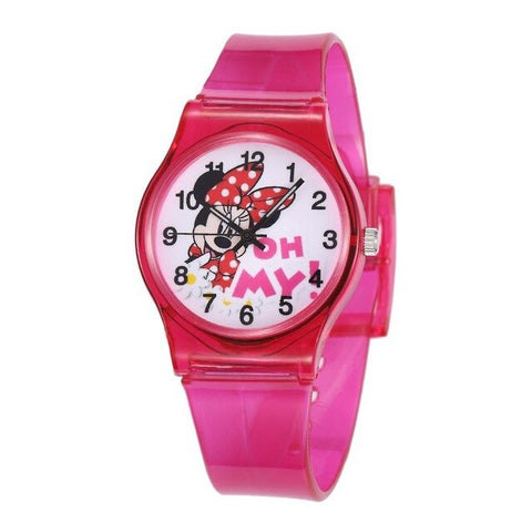 Mouse Sports Kids Watches  Children Cartoon Wristwatch Silicone 30M Waterproof Fashion Quartz Watch Christmas Gift