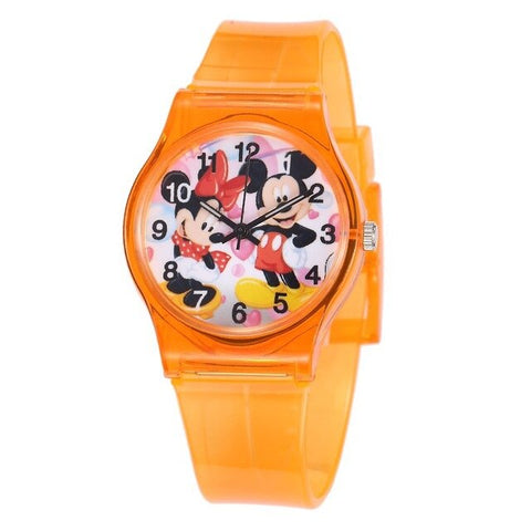 Mouse Sports Kids Watches  Children Cartoon Wristwatch Silicone 30M Waterproof Fashion Quartz Watch Christmas Gift