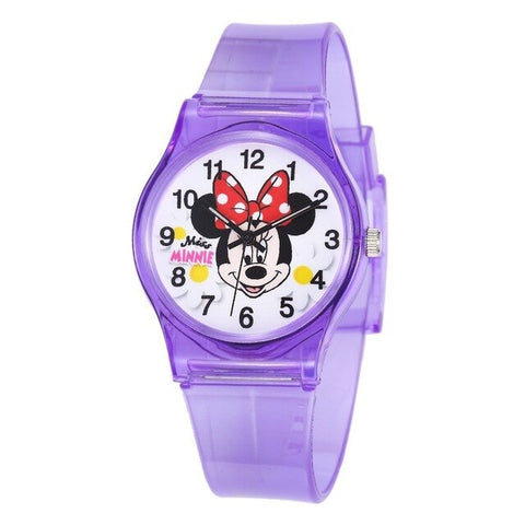 Mouse Sports Kids Watches  Children Cartoon Wristwatch Silicone 30M Waterproof Fashion Quartz Watch Christmas Gift