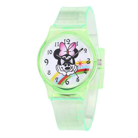 Mouse Sports Kids Watches  Children Cartoon Wristwatch Silicone 30M Waterproof Fashion Quartz Watch Christmas Gift