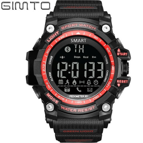 GIMTO Outdoor smart watch sport watch Men Running Digital Militar Men's Watches stopwatch smartwatch android Electronics Clock