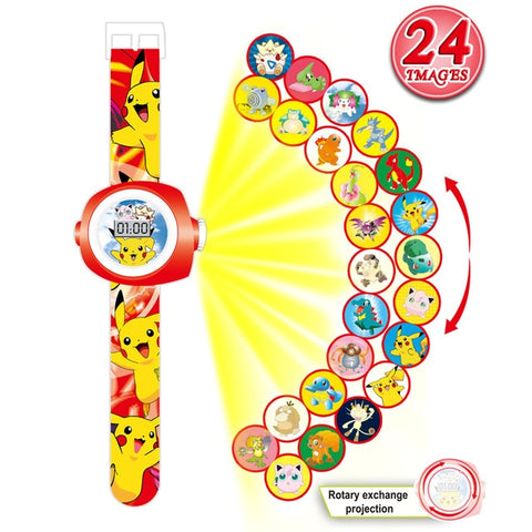 2019 Kids Digital Watch Boys Cartoon Watches Children Luminous Projector Baby Toy Watch Gifts for Girls Boys Reloj