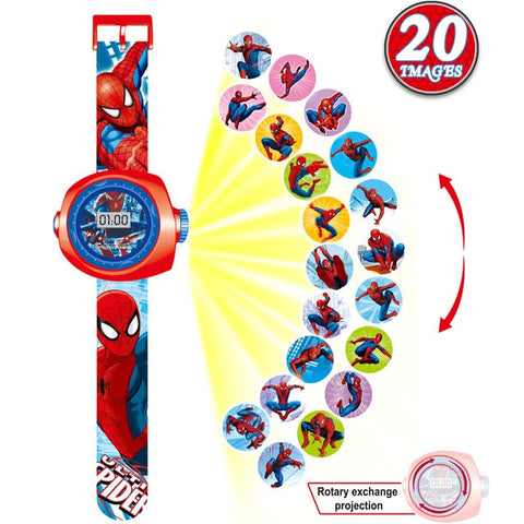 2019 Kids Digital Watch Boys Cartoon Watches Children Luminous Projector Baby Toy Watch Gifts for Girls Boys Reloj