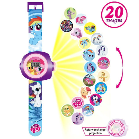 2019 Kids Digital Watch Boys Cartoon Watches Children Luminous Projector Baby Toy Watch Gifts for Girls Boys Reloj