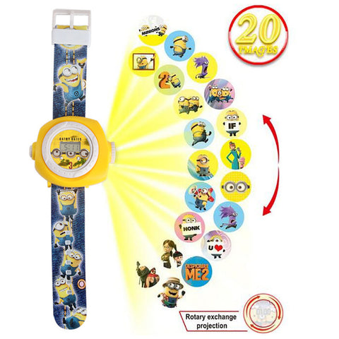 2019 Kids Digital Watch Boys Cartoon Watches Children Luminous Projector Baby Toy Watch Gifts for Girls Boys Reloj