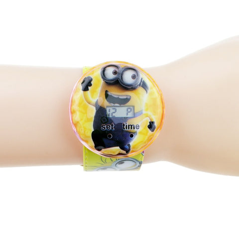 Spiderman Children Watches Boys Cartoon Ben 10 Princess Girls Digital Watch Kids Toy Patted Watch Birthday Gift Electronic Clock