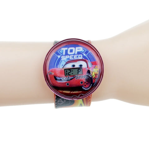 Spiderman Children Watches Boys Cartoon Ben 10 Princess Girls Digital Watch Kids Toy Patted Watch Birthday Gift Electronic Clock