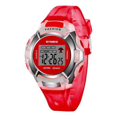 SYNOKE Fashion Children Watch Boys Girls LED Digital Sports Watches Plastic Kids Alarm Date Casual Watch Select Gift for kid 233