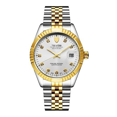 TEVISE Mens Watch Fashion Luxury Wristwatch Waterproof Semi-automatic Mechanical Watch Luminous Sport Casual relogio Watch
