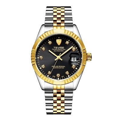TEVISE Mens Watch Fashion Luxury Wristwatch Waterproof Semi-automatic Mechanical Watch Luminous Sport Casual relogio Watch