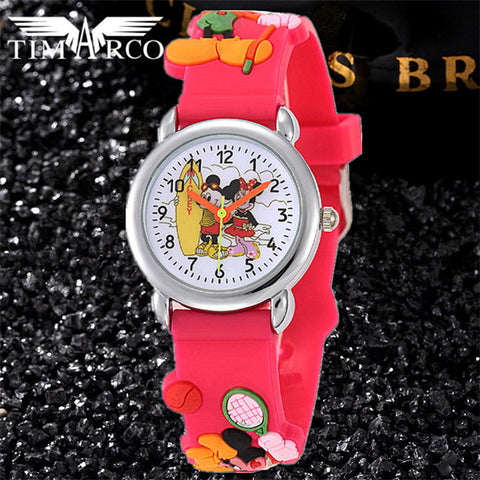 2019 New Kid Cute Cartoon Brand Silicone Strap Watches Enfants Girls Clock Women Children Boy Baby Nylon Saats Relogio Infantil