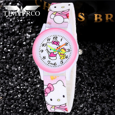 2019 New Kid Cute Cartoon Brand Silicone Strap Watches Enfants Girls Clock Women Children Boy Baby Nylon Saats Relogio Infantil