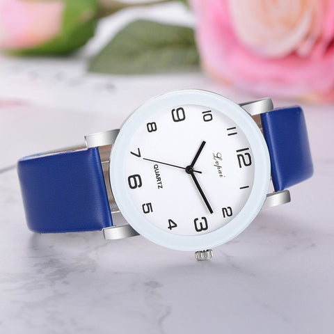 Lvpai Women's Casual Quartz Movement High Quality Women Ladies Watch Leather Band Watch Analog Wrist Watches Cheap Dropshipping