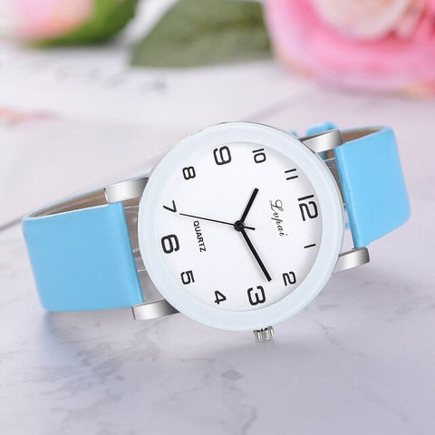 Lvpai Women's Casual Quartz Movement High Quality Women Ladies Watch Leather Band Watch Analog Wrist Watches Cheap Dropshipping