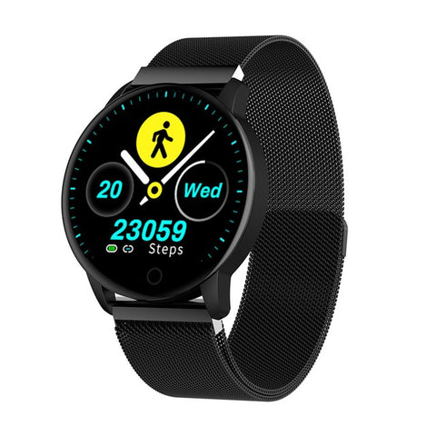 Makibes T5 PRO Advanced Milanese magnetic Fitness Tracker Smart Watch Blood Pressure Monitor Smartwatch Fashion PK Q8 Bracelet