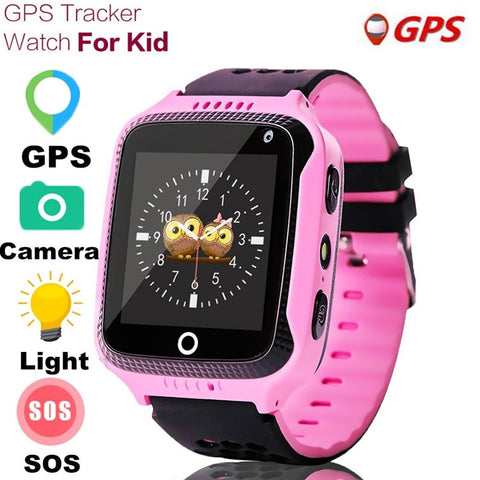 New Q528 Children GPS Smart Watch With Flashlight Baby Watch 1.44inch SOS Call Location Device Tracker for Kid Safe watches