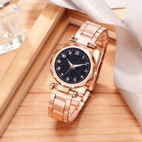 Luxury Starry Sky Watch Women Watch Exquisite Small Dial Bracelet Watches Ladies Quartz Wristwatch Fashion Gift Clock Relogio #W