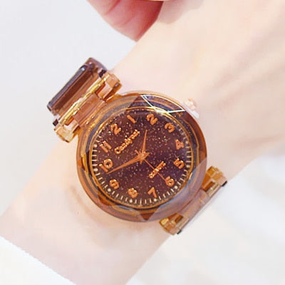 Fashion Cute Children's Watches Girls Watches Kids Candy Color Starry Sky Silicone Student Children Wrist Watches Drop shipping