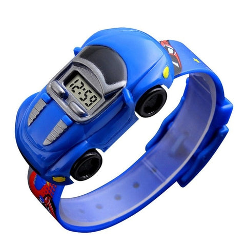 2019 Children Kids Boy Watches Car Toy Digital LED Quartz Sports Electronic Quartz Sport Watch Shock WristWatch