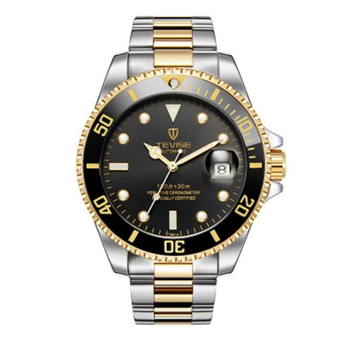 TEVISE Green Water Ghost Watch Men'S Luxury Mechanical Watch Steel Belt Waterproof Automatic Watch Business Watch Men Watch 2019
