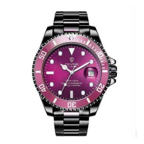 TEVISE Green Water Ghost Watch Men'S Luxury Mechanical Watch Steel Belt Waterproof Automatic Watch Business Watch Men Watch 2019