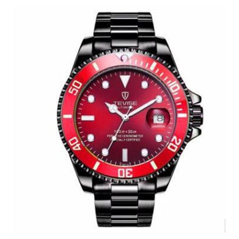 TEVISE Green Water Ghost Watch Men'S Luxury Mechanical Watch Steel Belt Waterproof Automatic Watch Business Watch Men Watch 2019