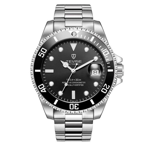 TEVISE Green Water Ghost Watch Men'S Luxury Mechanical Watch Steel Belt Waterproof Automatic Watch Business Watch Men Watch 2019