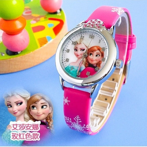 Kids Watches Girls 2019 New Relojes Cartoon Children Watch Princess Watches Fashion Kids Cute Rubber Leather Quartz Watch Gifts