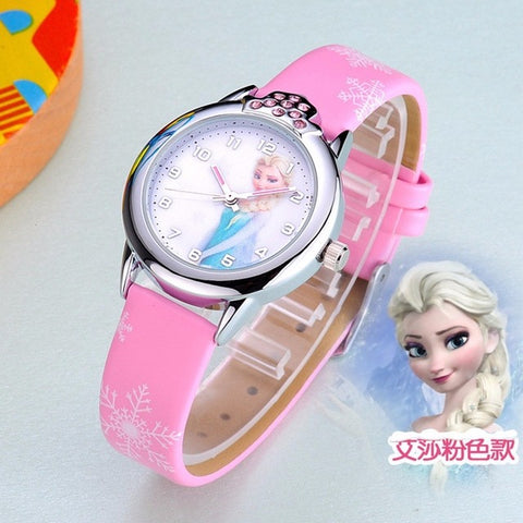 Kids Watches Girls 2019 New Relojes Cartoon Children Watch Princess Watches Fashion Kids Cute Rubber Leather Quartz Watch Gifts