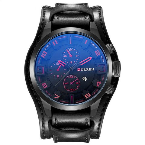 CURREN Luxury Top Brand Watch Men Quartz Complete Calendar Analog Men Wristwatch Water Resistant Military Sport Men Clock 8225