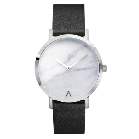 Eutour Rose Gold Ultra Thin Bracelet Women's Fashion Watch  Hot Ladies Minimalist Design Marble Clock Quartz Wristwatches