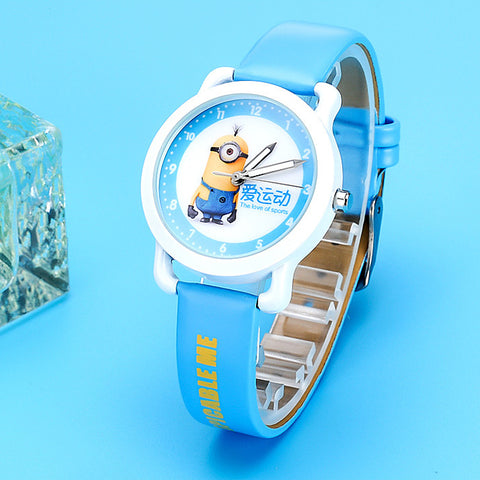 New Fashion Minions Cartoon kids watches Cute quartz girl watch for kids children gift wristwatch reloj infantil boys watches