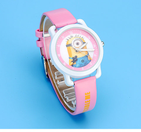 New Fashion Minions Cartoon kids watches Cute quartz girl watch for kids children gift wristwatch reloj infantil boys watches