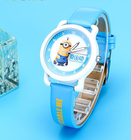 New Fashion Minions Cartoon kids watches Cute quartz girl watch for kids children gift wristwatch reloj infantil boys watches