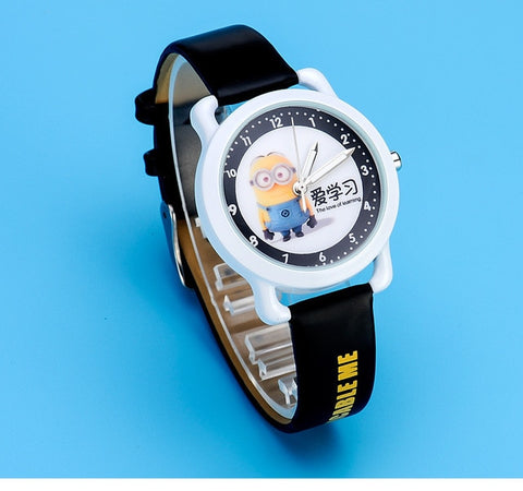 New Fashion Minions Cartoon kids watches Cute quartz girl watch for kids children gift wristwatch reloj infantil boys watches