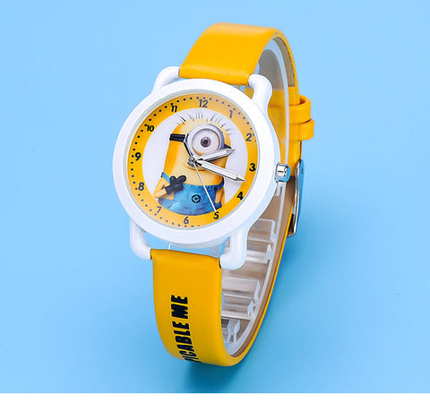 New Fashion Minions Cartoon kids watches Cute quartz girl watch for kids children gift wristwatch reloj infantil boys watches