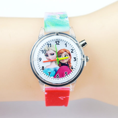 Spiderman Children Watches For Kids Colorful Flash Light Electronic Girl Boys Watch Birthday Party Gift Clock Wrist Dropshipping