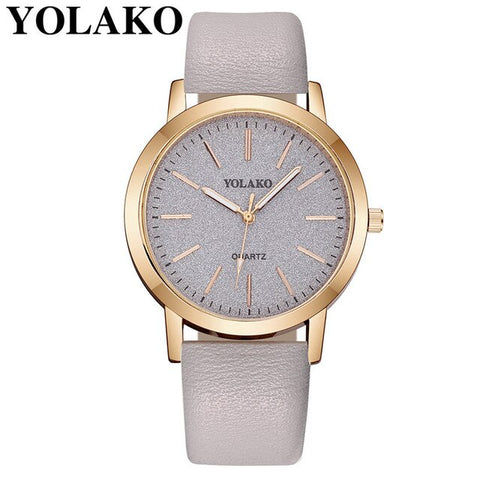 YOLAKO 2019 Women's Casual Quartz Leather Band Starry Sky Watch Analog Wrist Watch lady watch for woman reloj mujer Gift Q