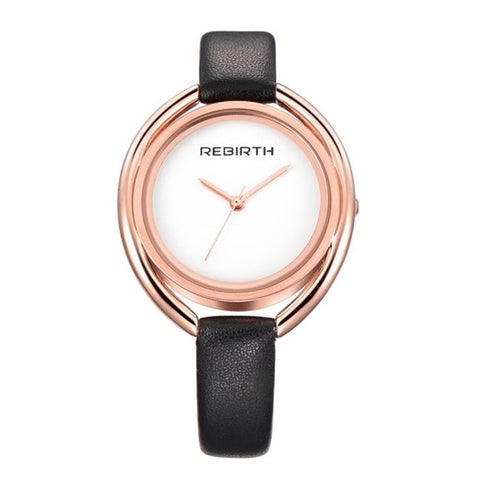 REBIRTH Women's Watch Luxury Montre Femme 2019 Fashion Ladies Watches For Women Bracelet Reloj Mujer Rose Gold zegarek damski