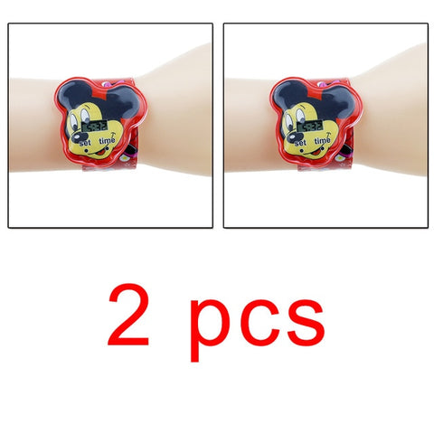 Spiderman Children Watches Boys Cartoon Ben 10 Princess Girls Digital Watch Kids Toy Patted Watch Birthday Gift Electronic Clock