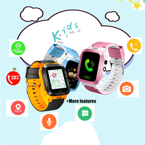 Smart Watch Kids Touch Screen Camera Positioning For Children's Watches SOS Call Location Anti-Lost Reminder Baby Watch Clock