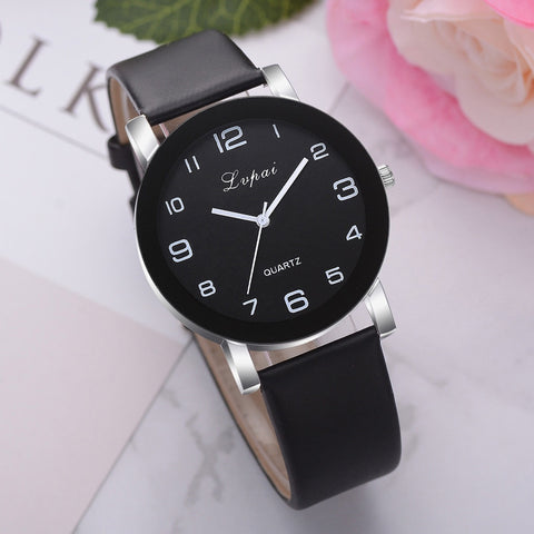 Fashion 2019 Lvpai Women's Casual Quartz Leather Band Watch Analog Wrist Watch Valentine Gift Crystal Stainless Steel Dropship55