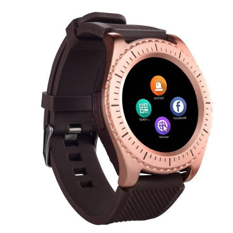 Newest Smart Watch Z3 Bluetooth Touch Screen Leather Strap Wrist Watch with Camera SIM TF Card Slot For Android PhonePK Y1 V8 A1