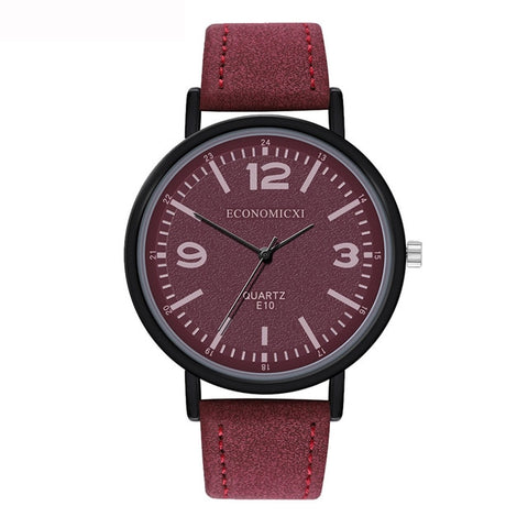 Luxury Top Brand Women's Watch Waterproof Wristwatch Leather Band Quartz Watches Sport Bracelet Watch Red Wristwatches Women