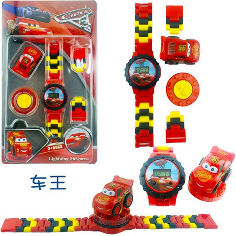 Super Hero Children Watch Building block Watch Ninjagoed Marvel Avengers Compatible with Legoed Figures Bricks Toys Minecrafted