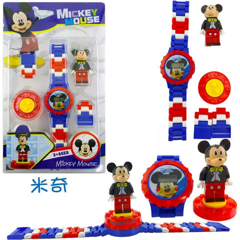 Super Hero Children Watch Building block Watch Ninjagoed Marvel Avengers Compatible with Legoed Figures Bricks Toys Minecrafted