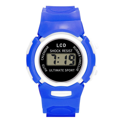 Hot Children Watch Boys Life Waterproof Digital LED Sports Watch Kids Alarm Date Watch Gift reloj digital hombre Reloj Deportivo