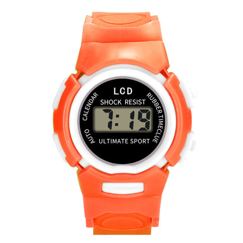 Hot Children Watch Boys Life Waterproof Digital LED Sports Watch Kids Alarm Date Watch Gift reloj digital hombre Reloj Deportivo